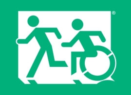 Accessible Exit Sign Project, Egress Group, Accessible Means of Egress Icon
